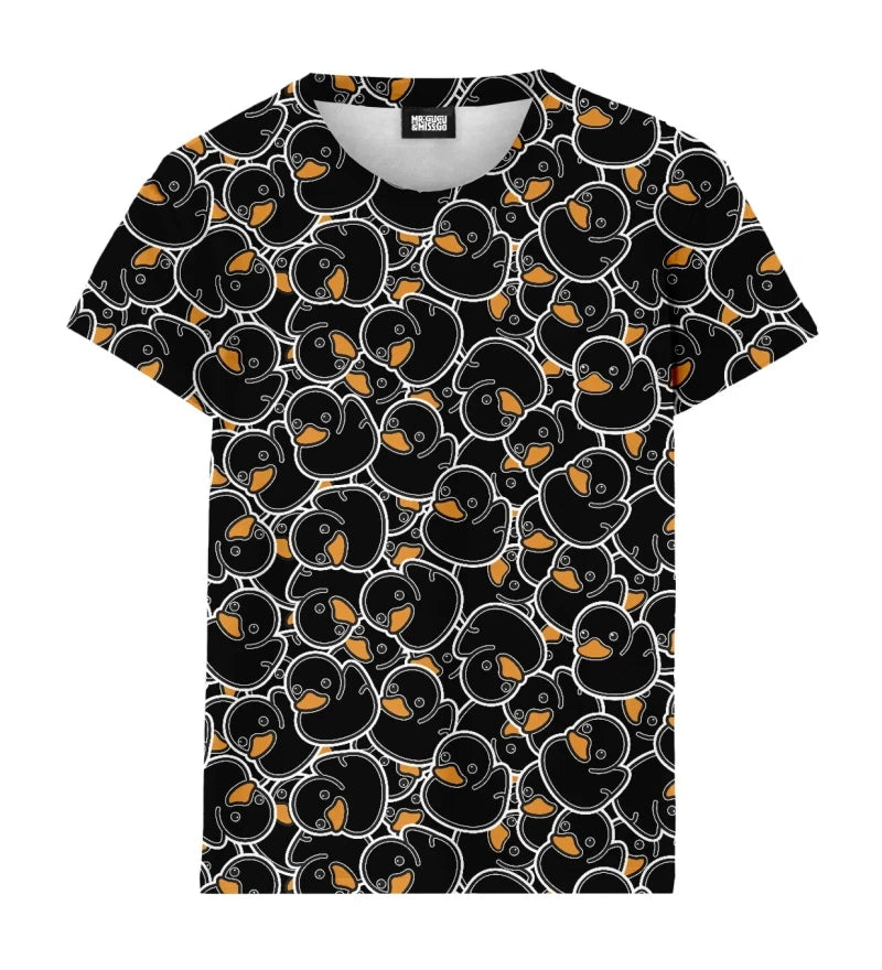 Summer Funny Duck T-Shirts Cartoon 3D Print Men Women Fashion Streetwear Oversized Short Sleeve T Shirt  Tees Tops Clothing