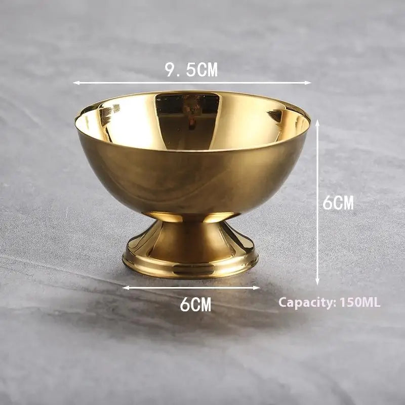 Kitchen Essential - Reusable Stainless Steel Dessert Bowls