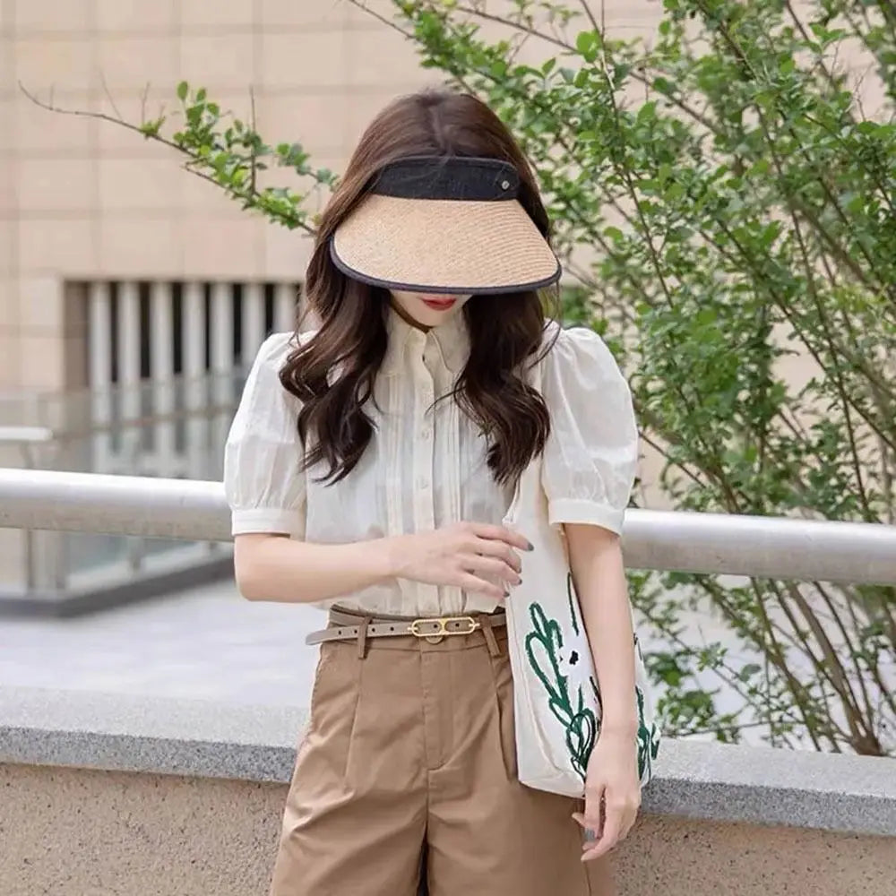 Summer Sun Hat Quick Drying Hat UV Protection Running Bicycle Empty Top Hat Men Women Hat Breathable Straw Hat