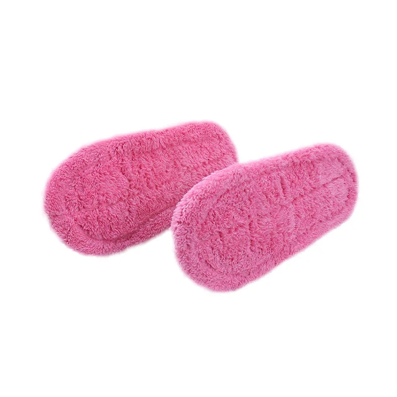 Household floor cleaning microfiber cleaning floor dust removal detachable floor mopping shoes floor cleaning random color