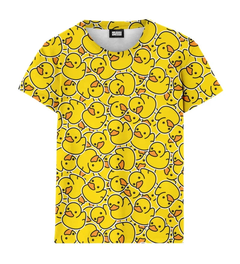 Summer Funny Duck T-Shirts Cartoon 3D Print Men Women Fashion Streetwear Oversized Short Sleeve T Shirt  Tees Tops Clothing