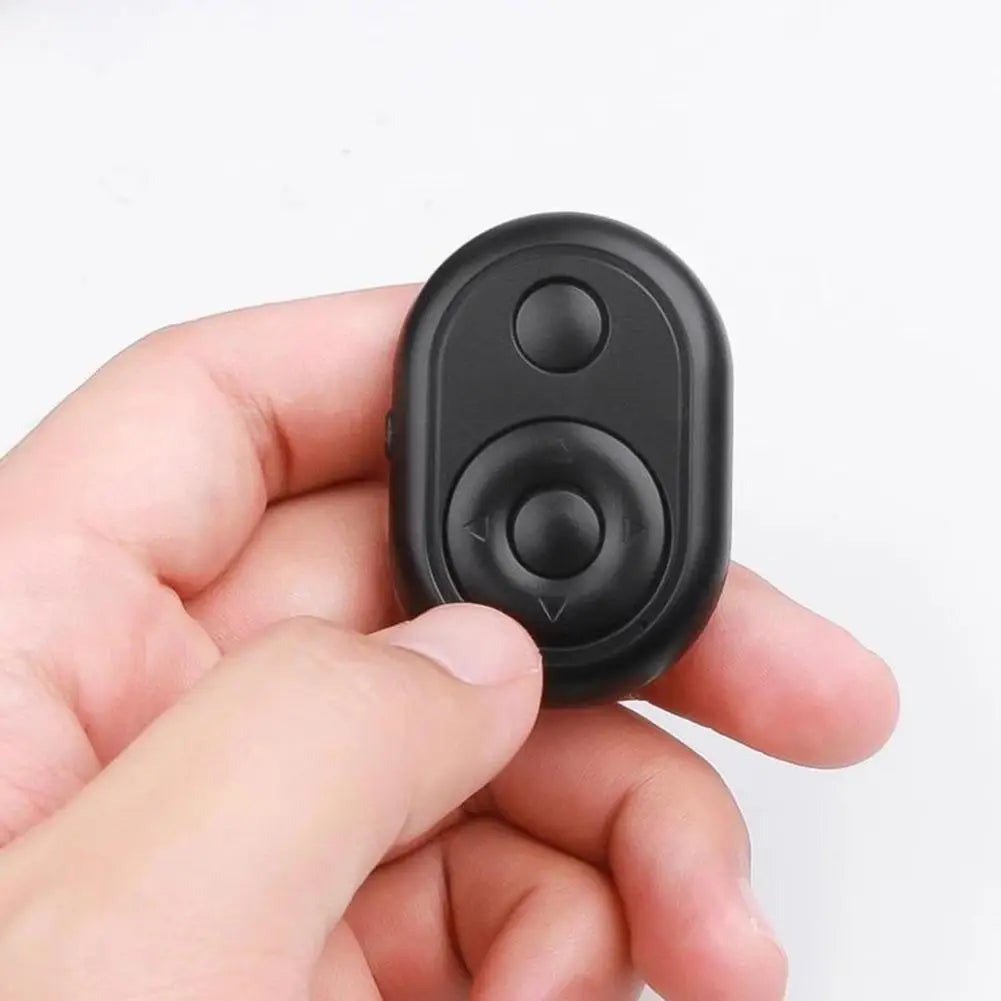 Remote Control Bluetooth Selfie Shutter for TikTok Auto-Swipe/Like/Page Turn with Magnetic Phone Clip Wireless Photo Timer