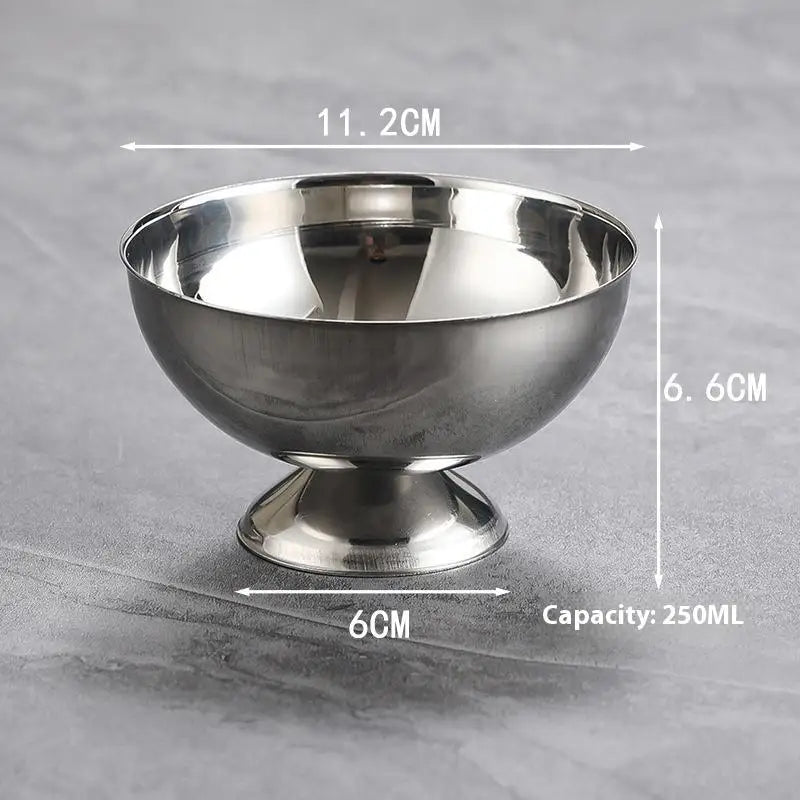 Kitchen Essential - Reusable Stainless Steel Dessert Bowls