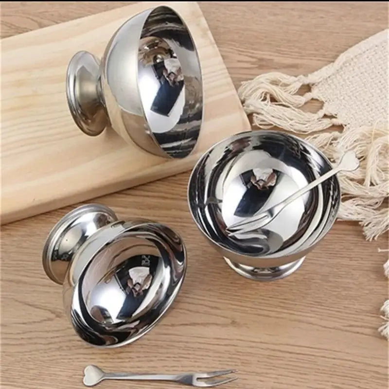 Kitchen Essential - Reusable Stainless Steel Dessert Bowls