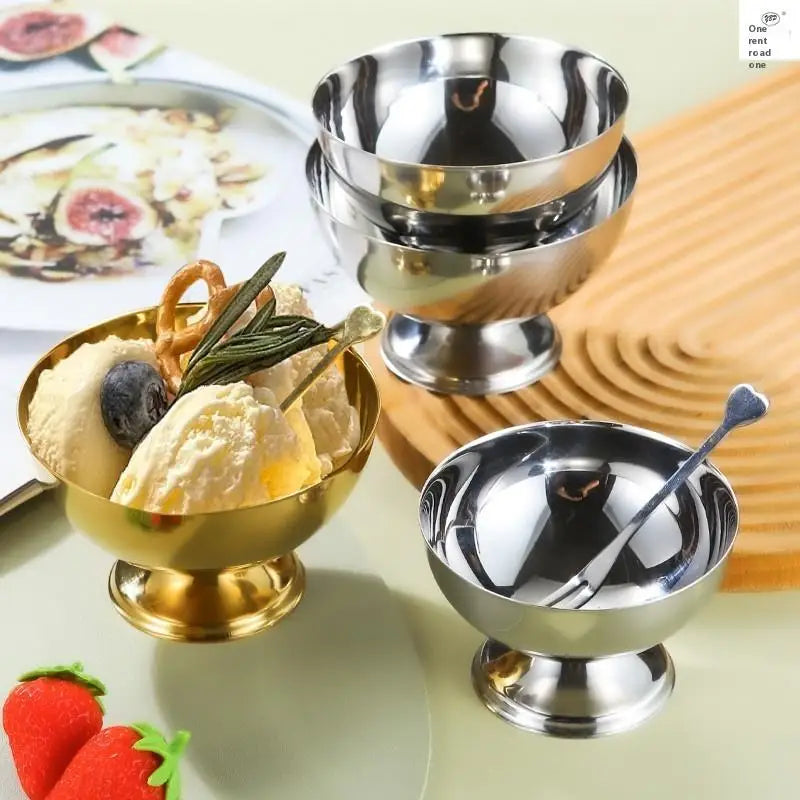 Kitchen Essential - Reusable Stainless Steel Dessert Bowls