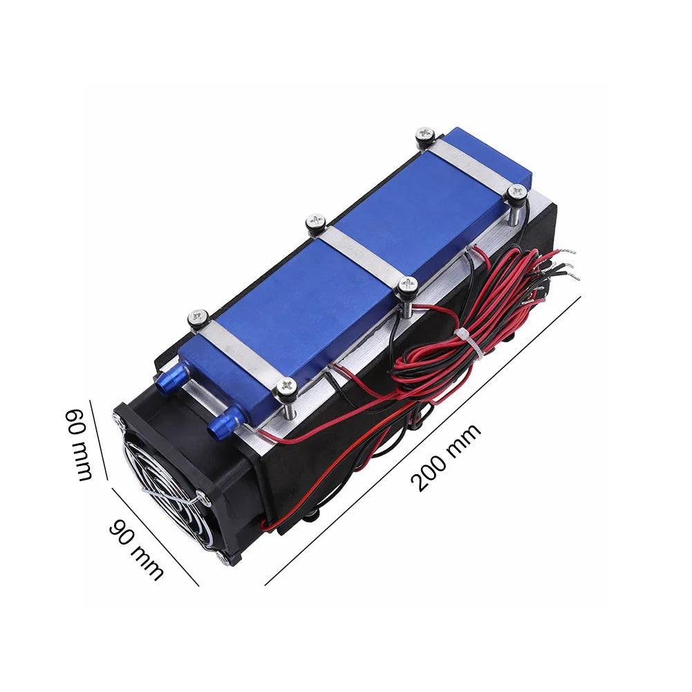 12V 576W 8-Chip TEC1-12706 DIY Thermoelectric Cooler Refrigeration Air Cooling Device Peltier Coolers DIY Thermoelectric Cooler