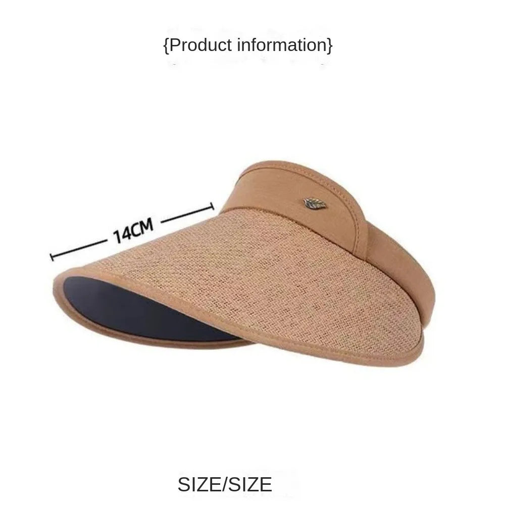 Summer Sun Hat Quick Drying Hat UV Protection Running Bicycle Empty Top Hat Men Women Hat Breathable Straw Hat