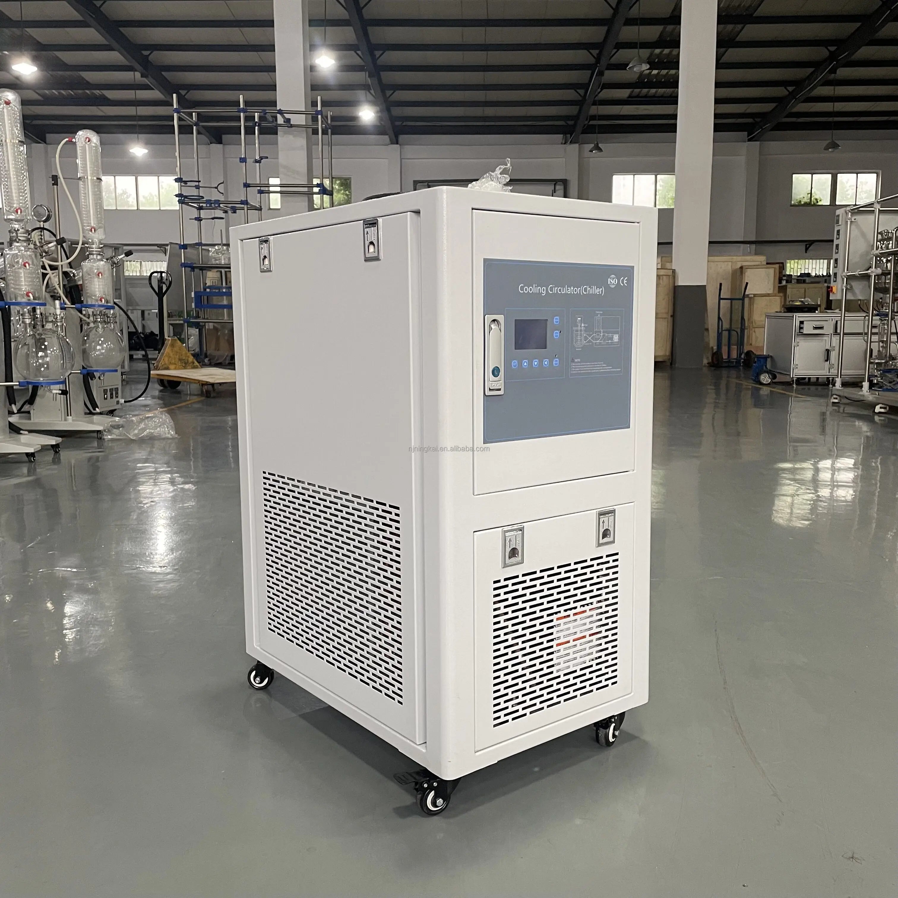 1.5 hp Portable Evaporative Air Cooler Digital Controls Automatic Ice Bath Chiller Heater Featuring Core Components Motor