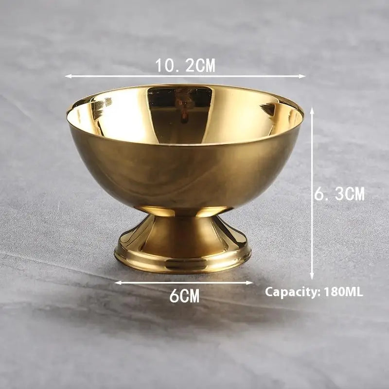 Kitchen Essential - Reusable Stainless Steel Dessert Bowls