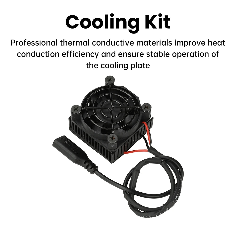 DC 5V Phone Cooler DIY Kit Semiconductor Cooling Chip TEC1-7103 Heat-Conducting Fan Silent Tablet Cooling Wonder Fan