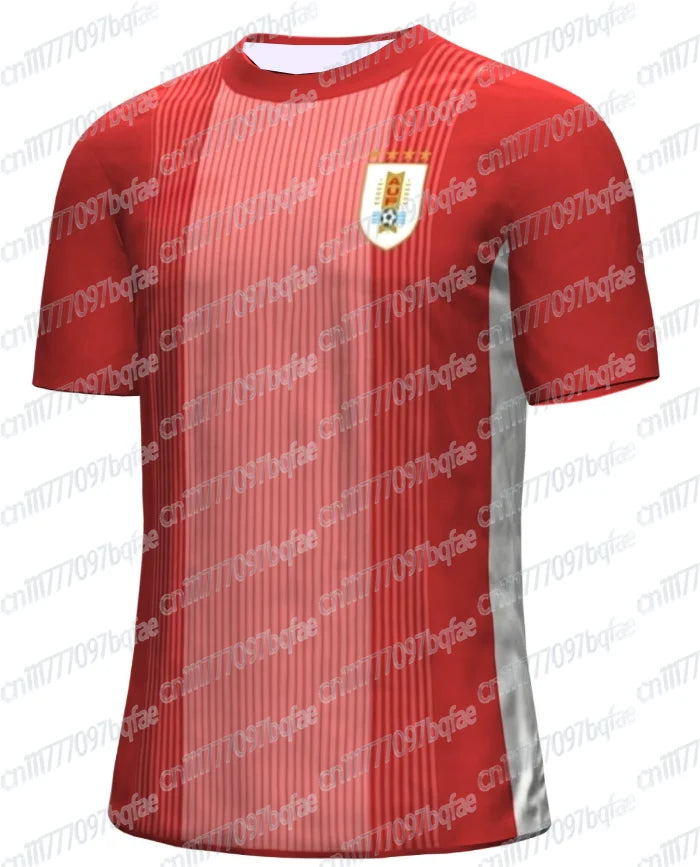 Summer Uruguay Football Jerseys Sports Top T-shirt 3D Printed Quick Drying Running Top T-shirt FamilyMatching Fans Tops Tees
