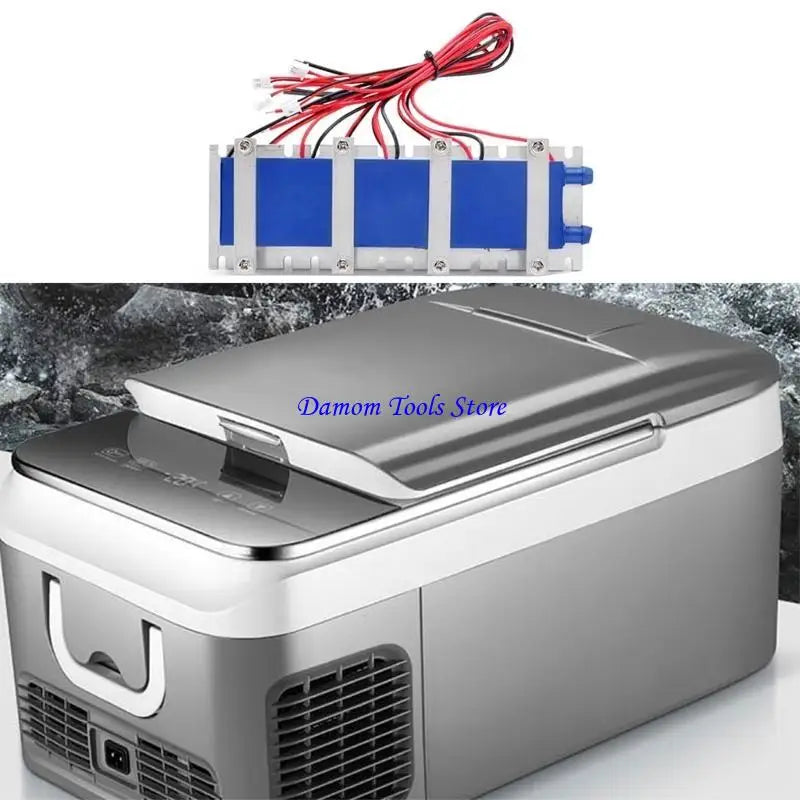 57BE 288W 12V30A Thermoelectric Cooler Airs Conditioner Refrigerator Cooling System DIY Kits Semiconductor Airs Cooler Device