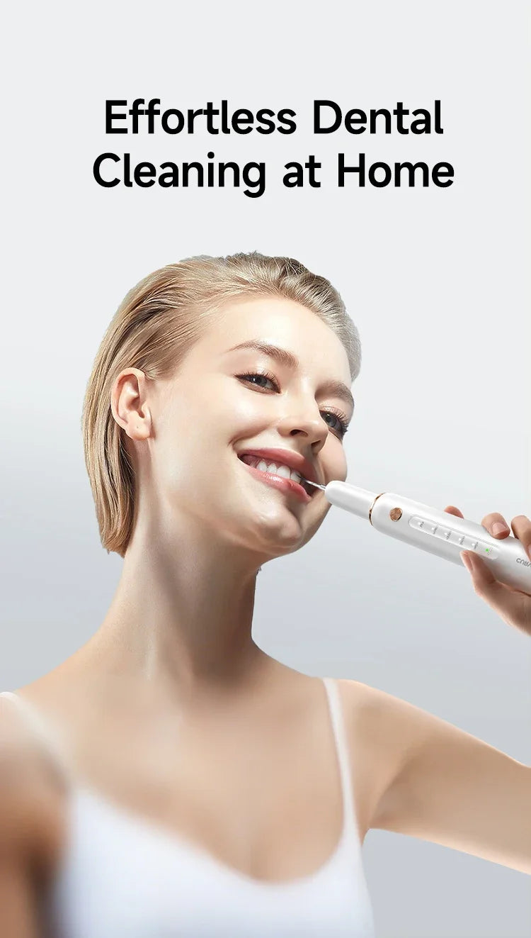 CURVY MOON T4 Electric Ultrasonic Tooth Cleaner Tartar Remover Tooth Stain Cleaning Tools Personal Teeth Whitening Home Care