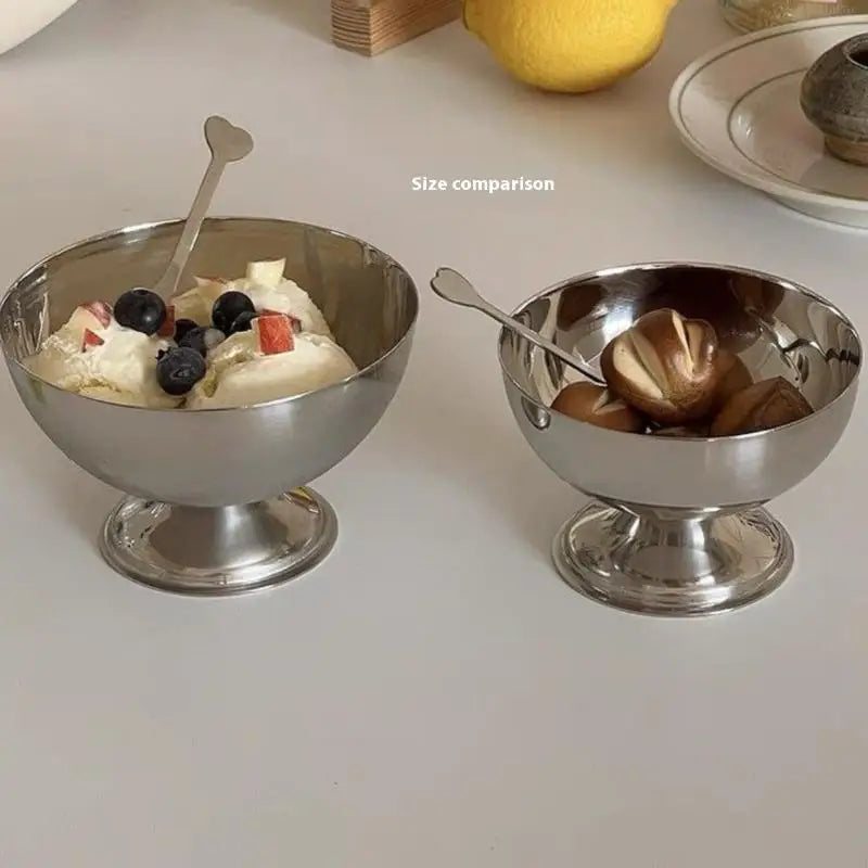 Kitchen Essential - Reusable Stainless Steel Dessert Bowls