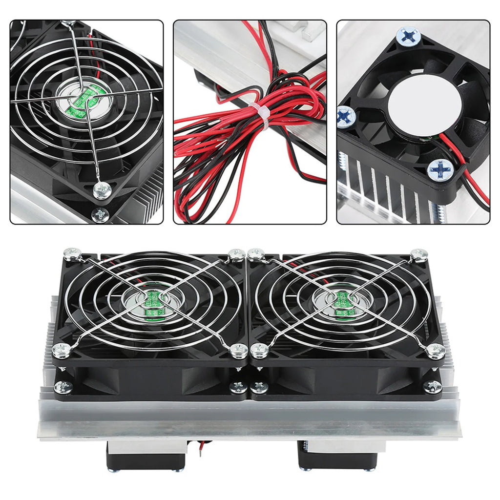 Semiconductor Refrigeration Cooling Device Thermoelectric Cooler 12A 12V DIY Mini Fridge Refrigeration Cooling System