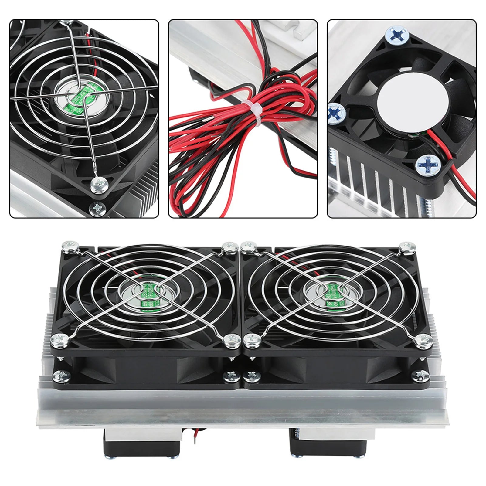 Semiconductor Refrigeration Cooling Device Thermoelectric Cooler 12A 12V DIY Mini Fridge Refrigeration Cooling System