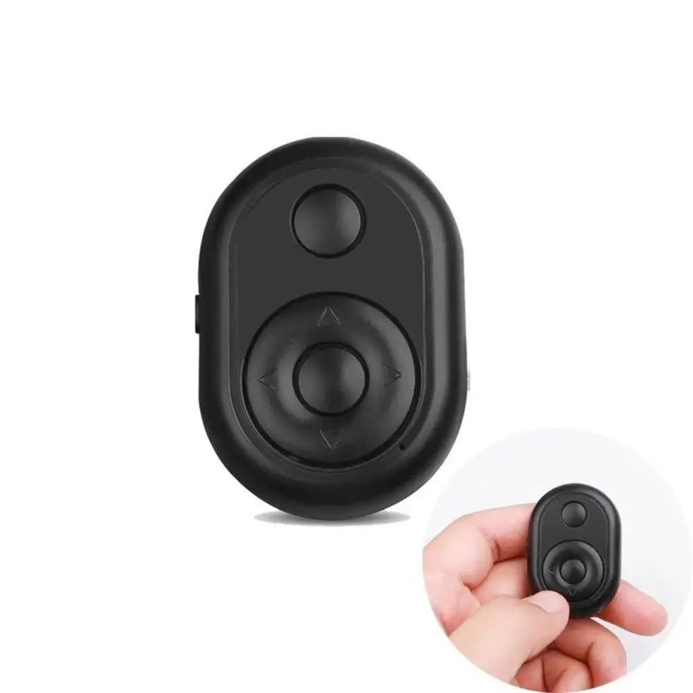 Remote Control Bluetooth Selfie Shutter for TikTok Auto-Swipe/Like/Page Turn with Magnetic Phone Clip Wireless Photo Timer